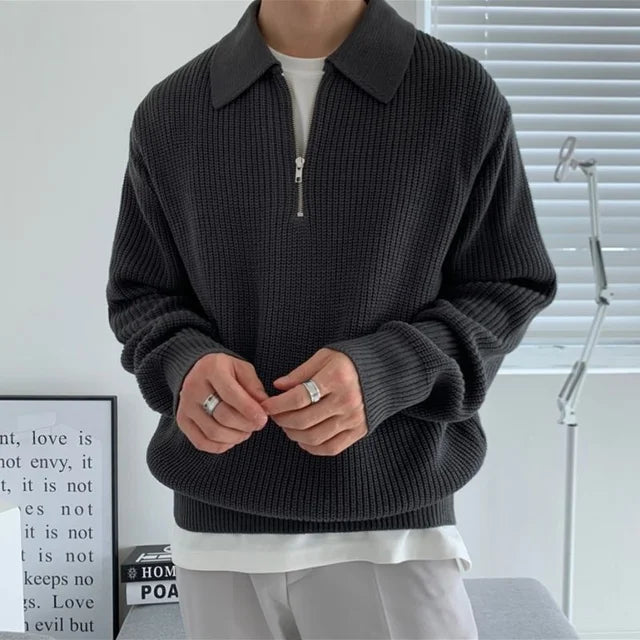 Noire Cozy Men's Knit Sweater