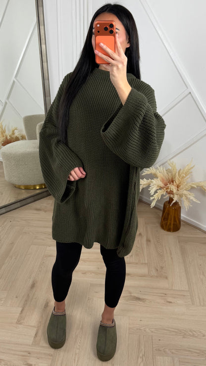 Oversized Gebreide Knit Trui