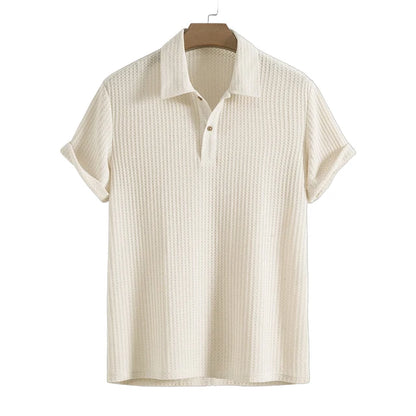 NOIRÉ Jacquard Polo Shirt