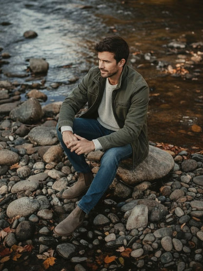 Valmont Vintage Olive Field Jacket