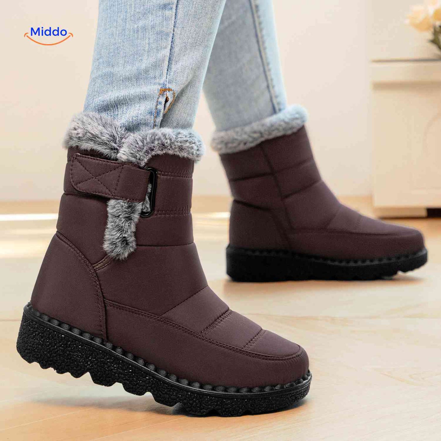 SnowBoots™ Winter Boots - warm gevoerd, antislip & waterafstotend