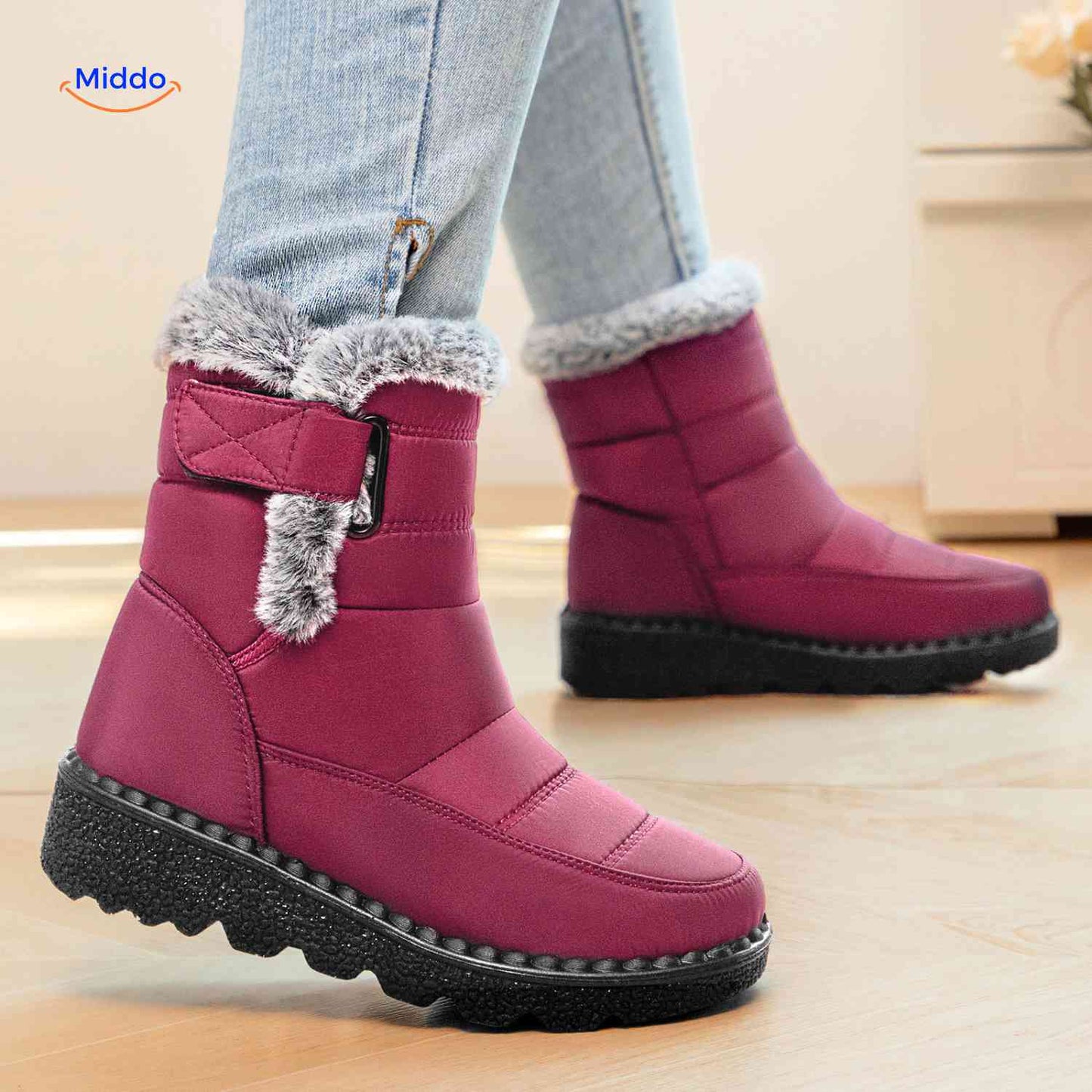 SnowBoots™ Winter Boots - warm gevoerd, antislip & waterafstotend