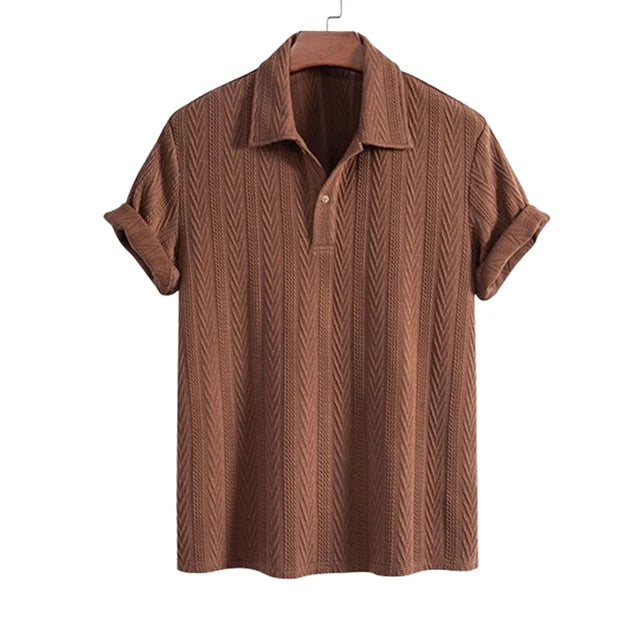 NOIRÉ Jacquard Polo Shirt