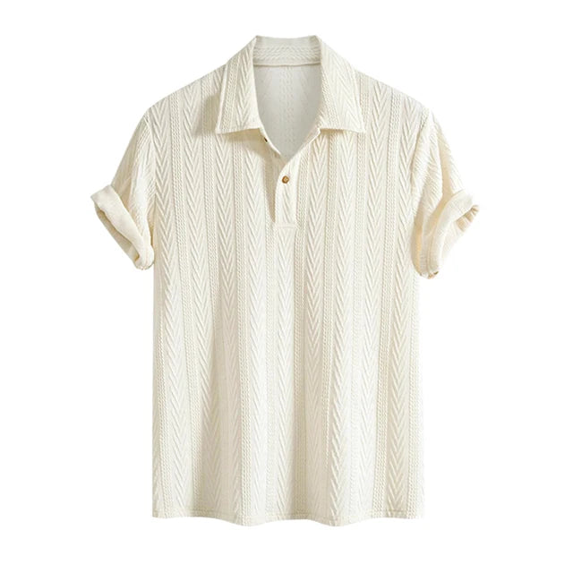 NOIRÉ Jacquard Polo Shirt